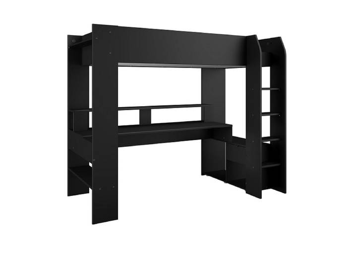Hochbett ONLINE 90x200cm schwarz