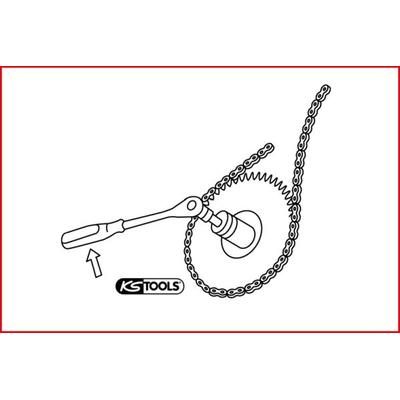 KS TOOLS Abzieher, Einspritzpumpenzahnrad 1501506