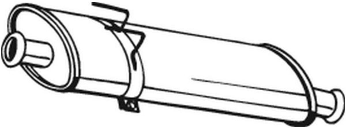 Mittelschalldämpfer BOSAL 200-825