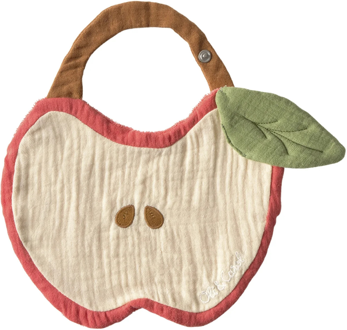 Oli&Carol; Babero de Algodón - Apple