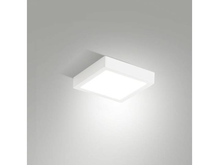 Fabas Luce Deckenaußenleuchte Gian - 3,5 x 18 x 18 Clean, Minim