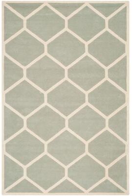 SAFAVIEH Handmade Chatham Lu Modern Moroccan Wool Rug