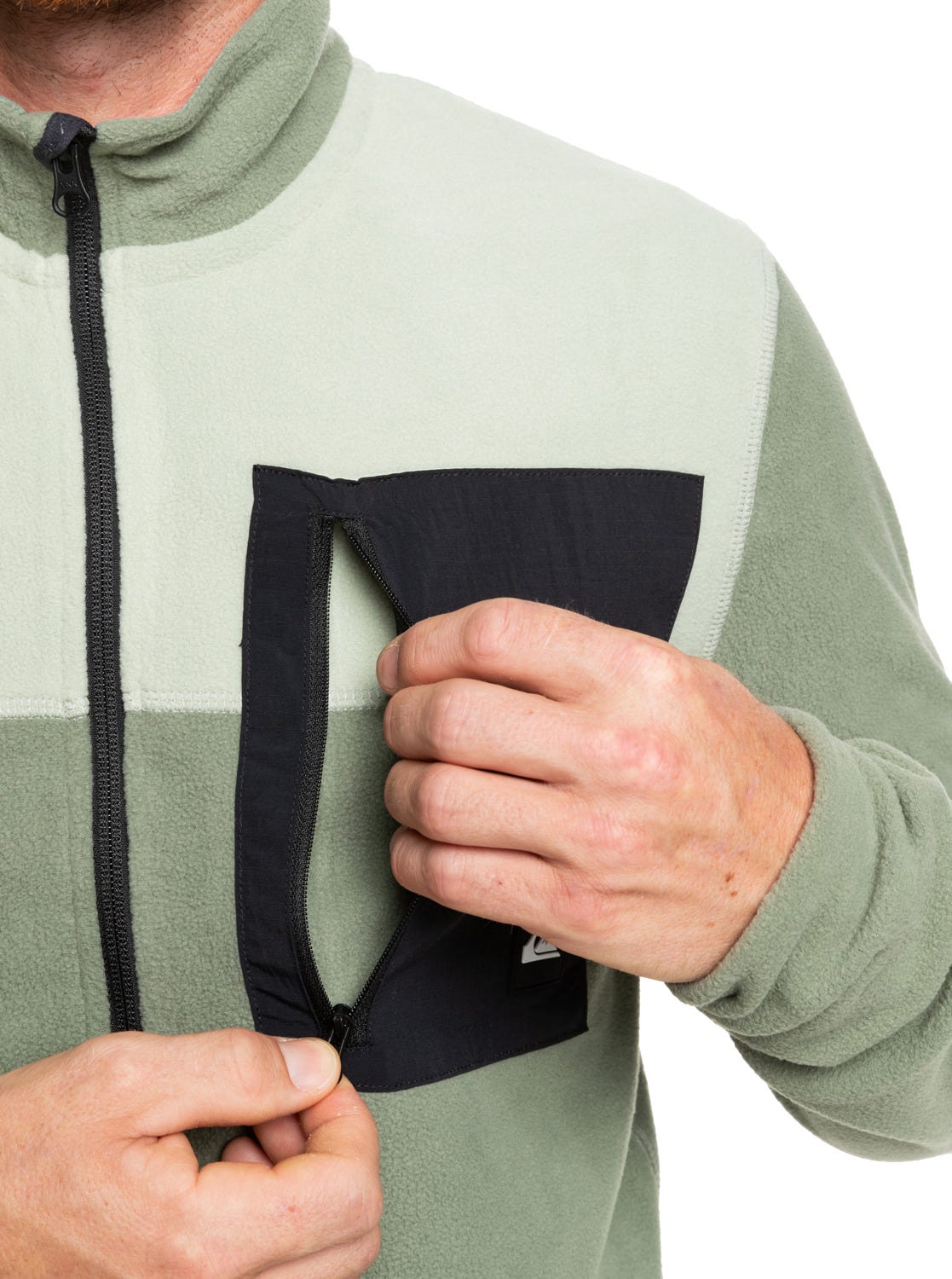 Quiksilver Aker Full Zip  - Sea Spray - Man
