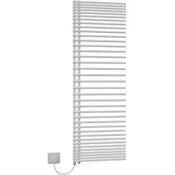 Arbonia Bagnotherm Move Watt Heizkörper, 1.150 x 600 mm, 600 W, glanzsilber, weiß, links, SKI