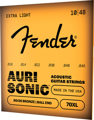 Fender 70XL 80/20 BRNZ Ball End 10-48