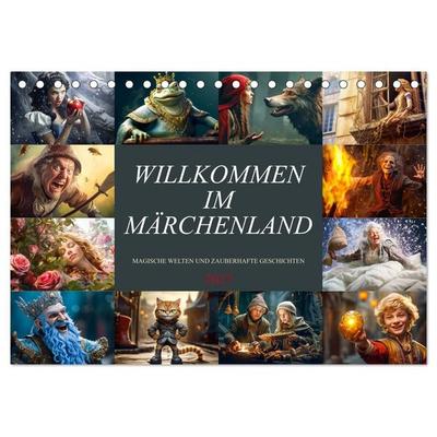 Willkommen im Märchenland (Tischkalender 2027 DIN A5 quer), CALVENDO Monatskalender