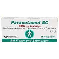 PARACETAMOL BC 500 mg Tabletten 20 St