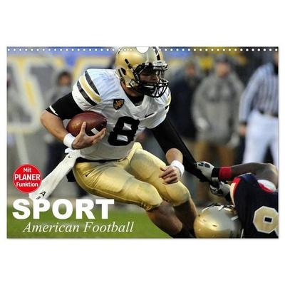 Sport. American Football (Wandkalender 2027 DIN A3 quer), CALVENDO Monatskalender