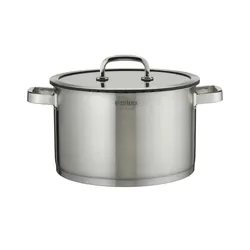 Meisterkoch Kochtopf  TRIBUS , silber , Edelstahl , Maße (cm): H: 17  Ø: 28