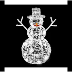 Feeric Christmas Fééric lights and christmas - Schneemann mit 3D-Licht für den Außenbereich