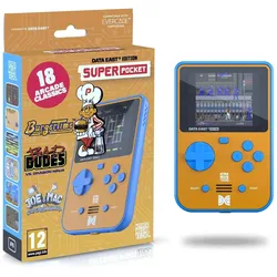 Blaze HyperMegaTech! Super Pocket Data East Edition, Retro Gaming, Blau, Braun