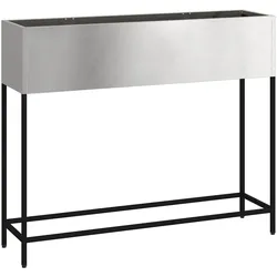 vidaXL Hochbeet Gartenpflanzer Silber 100 x 26 x 82 cm Edelstahl