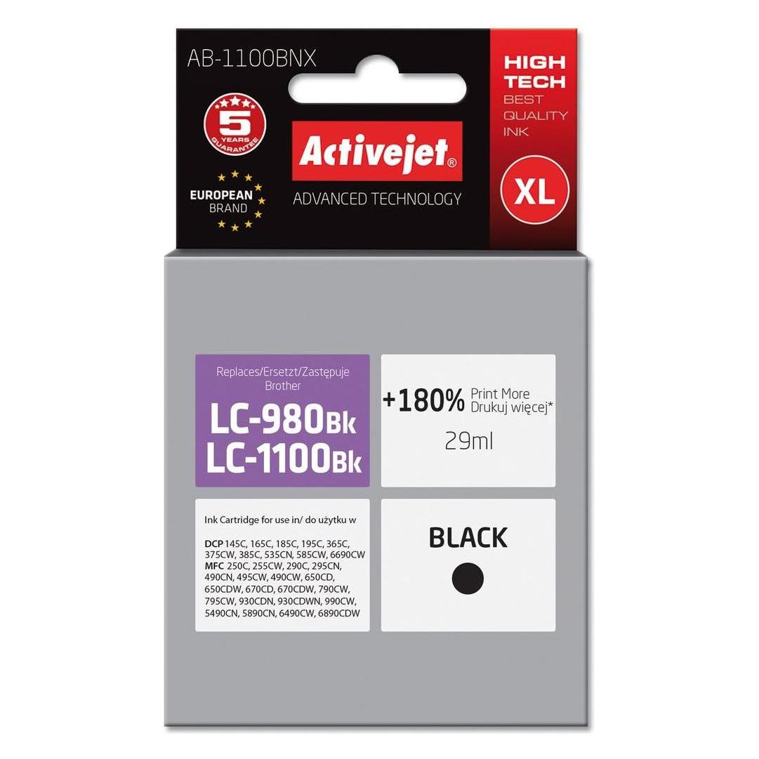 Activejet AB-1100BNX Druckerpatrone (e) Kompatibel Hohe (XL-) Ausbeute (BK) (AB-1100BNX)