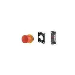 Eaton EP-401512 NOT-HALT-/NOT-AUS-Taste, RMQ-Titan, Pilzform, 30 mm, unbeleuchtet, Zugentriegelung, rot, gelb, Sichtverpackung zum Aufhängen