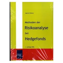 Methoden der Risikoanalyse bei Hedgefonds, Fachbücher von Martin Fluhrer
