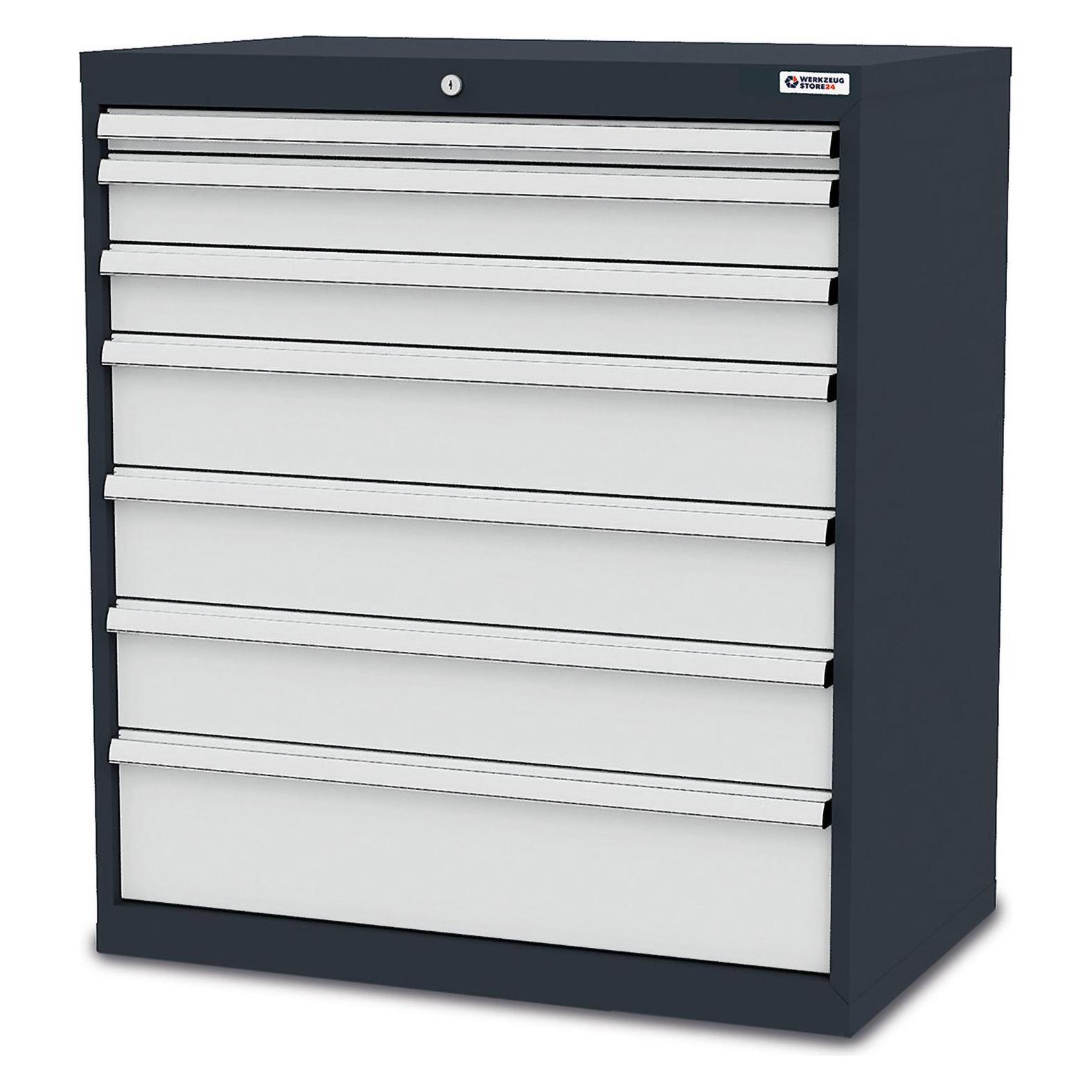 Werkzeugstore24 Schubladenschrank - -100411 (90 cm, 102 cm) (WS24-100411)