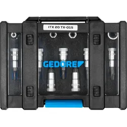 Gedore, Steckschlüssel + Stecknuss, ITX 20 TX-015 Schraubendreher-Satz 1/4" 15-teilig TX