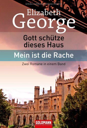 Elizabeth George - Gott schütze dieses Haus/Mein ist die Rache: Roman - Preis vom 13.10.2026 19:28:25 h