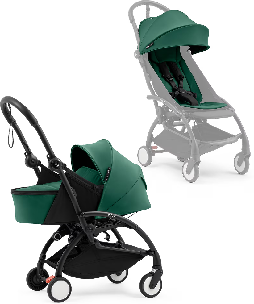 Stokke cochecito 2 en 1 YOYO 5 con Capazo Plegable - Forest