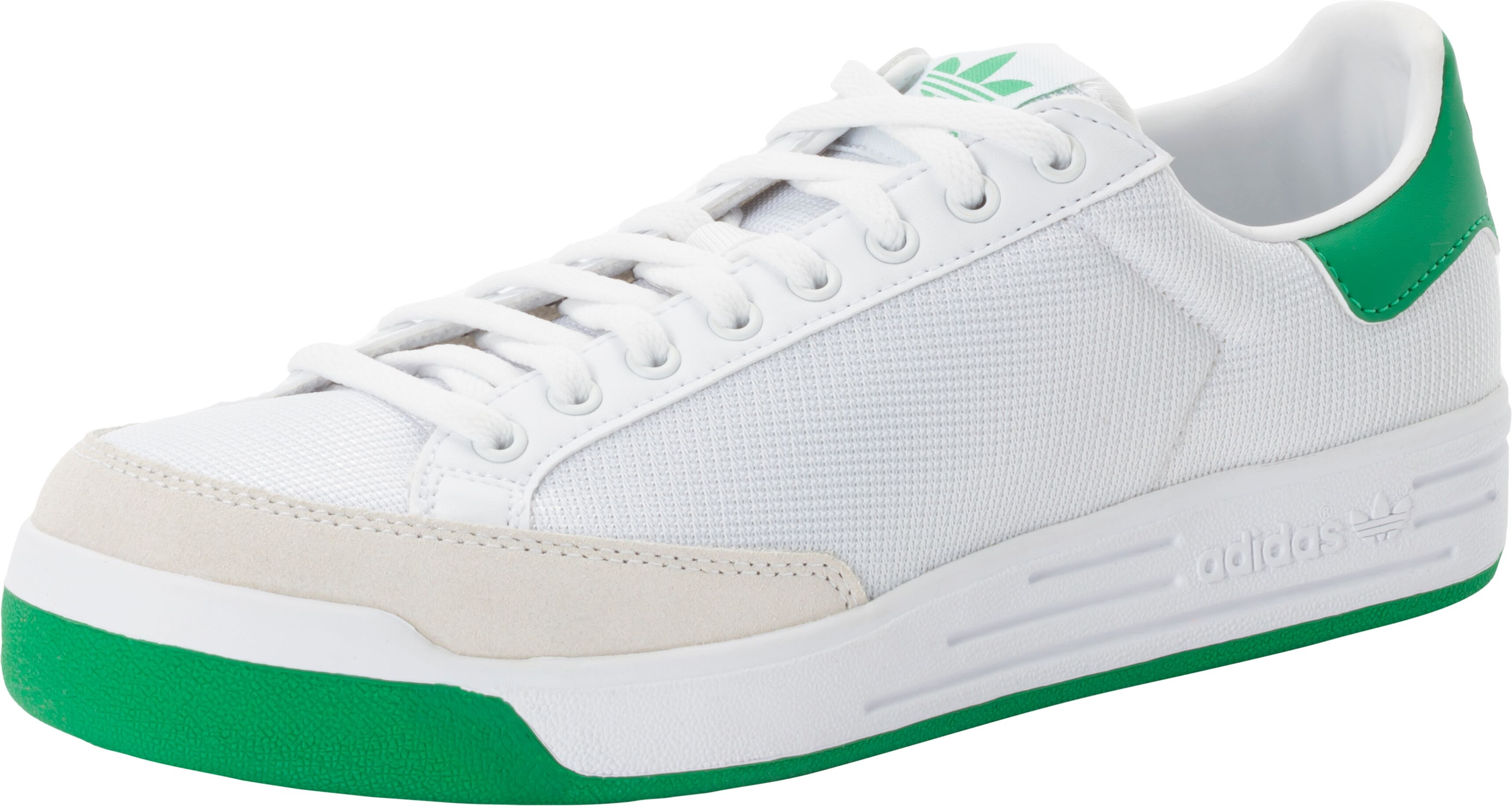 Sneaker ADIDAS ORIGINALS "ROD LAVER", Herren, Gr. 39, weiss (runwht, runwht, fairwa), Leder, Textil, Schuhe Sneaker runwht, runwht, fairwa 39