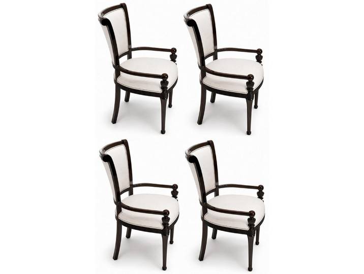 Xlmoebel Esszimmerstuhl 4x Stühle Braun Hochwertig Klassisch Elegant Edles Design (4er-Set, 4 St)