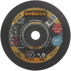 Rhodius, Sägeblatt, TOPline XT100 EXTENDED Extradünne Trennscheibe 180 x 1,5 x 22,23 mm