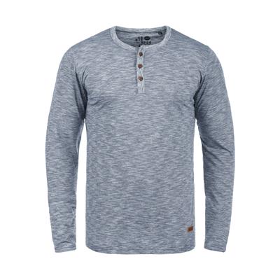 Rundhalsshirt SOLID "Rundhalsshirt SDMigos", Herren, Gr. L, blau (insignia b), Obermaterial: 100% Baumwolle CO., Shirts Rundhalsshirt