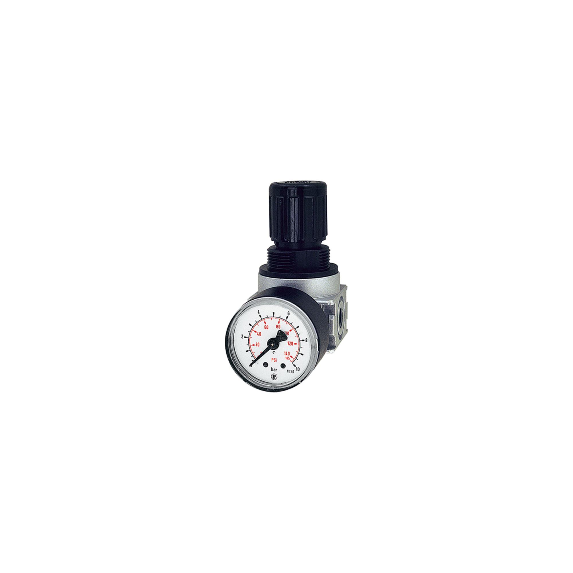 Riegler Druckregler durchg. Druckvers. »multifix-mini«, G 1/4, 0,2-6 bar (RB 06-6)