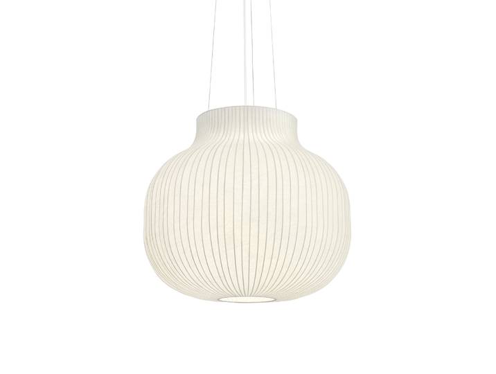 Muuto - Suspension Strand - Blanc - Résine cocon - Designer Benjamin Hubert