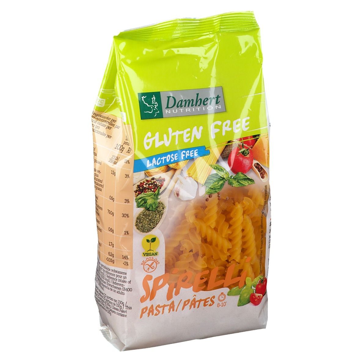 Damhert Glutenvrije Pasta Spirelli 250 g Sonstige