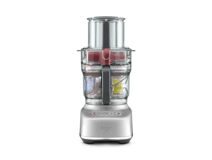 Sage The Paradice 9 Küchenmaschine, Gebürsteter Edelstahl Multifunktionales Set zum Hacken, Würfeln, Schneiden und Zerkleinern, 9 Tassen Fassungsvermögen, 650W Motor