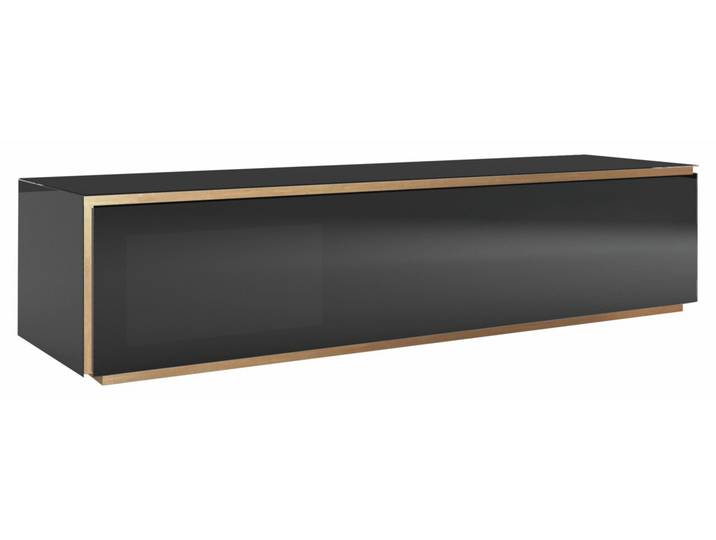 Munari TV-Lowboard MO&MA, schwarz, Glas