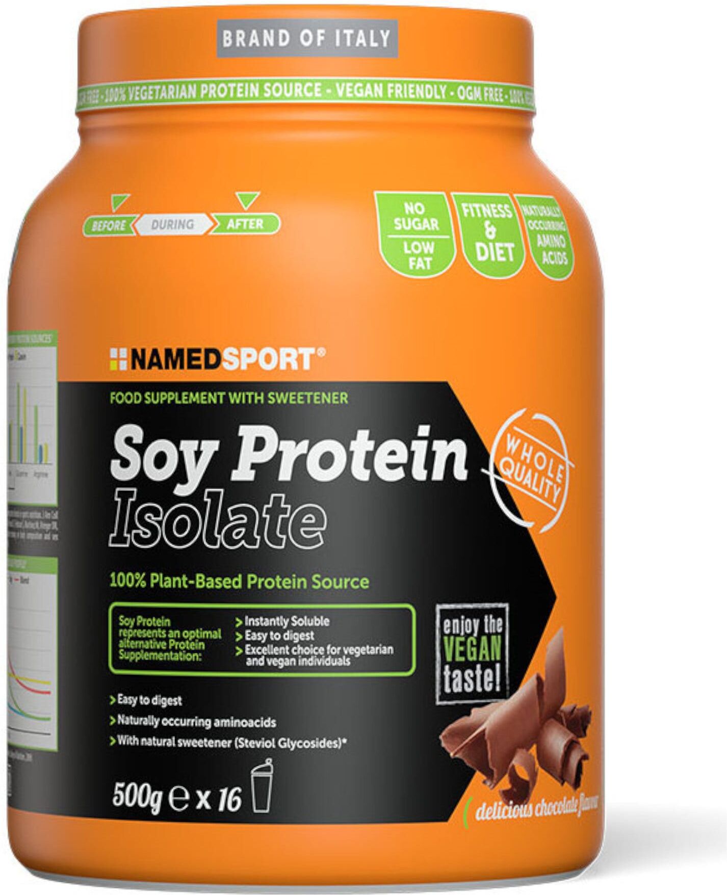 NAMED SPORT Soy Protein Isolate 500 Grammi 