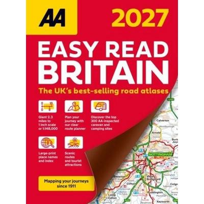 AA Easy Read Atlas Britain 2027, Taschenbuch von , AA Publishing, 978-0-7495-8453-5