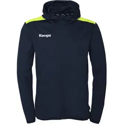 Kempa Emotion 27 Trainingsjacke mit Kapuze Herren marine/fluo gelb XXL