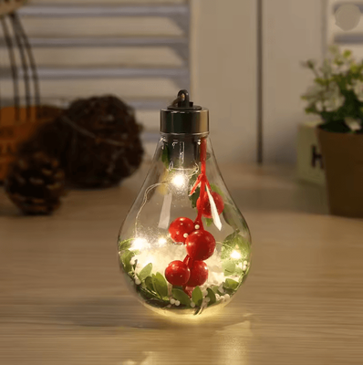 Inspire Essentials Christmas LED Hanging Bulb Light e