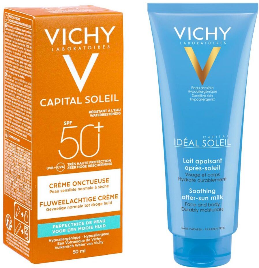 Vichy Capital Soleil Gesicht 50+ + Capital Soleil Milch 1Pck
