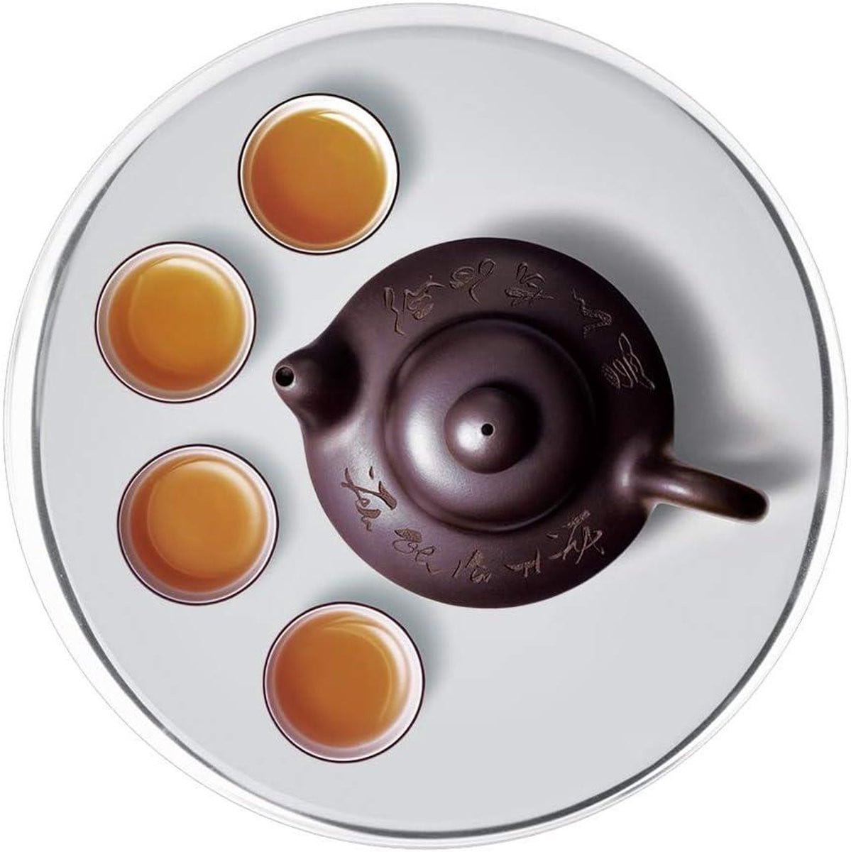 Zilveren Rond Dienblad met Spiegelende Afwerking - Diameter: 28,5 cm