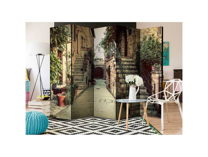 Paravent Tuscan Memories Polaire Beige 225 x 172 x 3cm