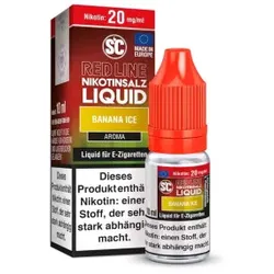 Banana Ice – Red Line NicSalt Liquid by SC 10ml / 20mg