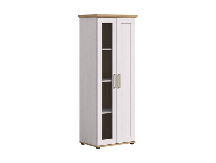 Newroom Vitrine Sibiu Lärche 64 cm Vitrine Sibiu Lärche Modern Standvitrine Vitrinenschrank Wohnzimme...