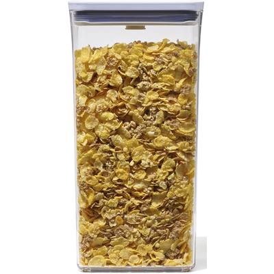 Vorratsdose OXO GOOD GRIPS, transparent, B:11cm H:312cm L:16cm, Kunststoff, Silikon, Lebensmittelaufbewahrungsbehälter, Vorratsdose, RECHTECK - GROSS 3.5L