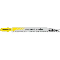 Metabo Stichsägeblätter clean wood premium 93 / 2,2 mm HCS - 5 Stück - 623998000