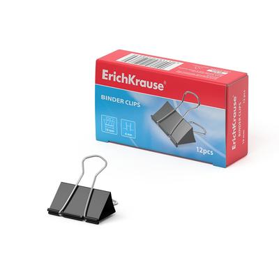 Foldback Klammern 19mm Metall Briefklammern Schreibtischzubehör 12 Stück Schwarz