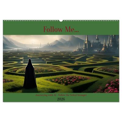 Follow Me... (Wall Calendar 2026 DIN A2 landscape), CALVENDO 12 Month Wall Calendar