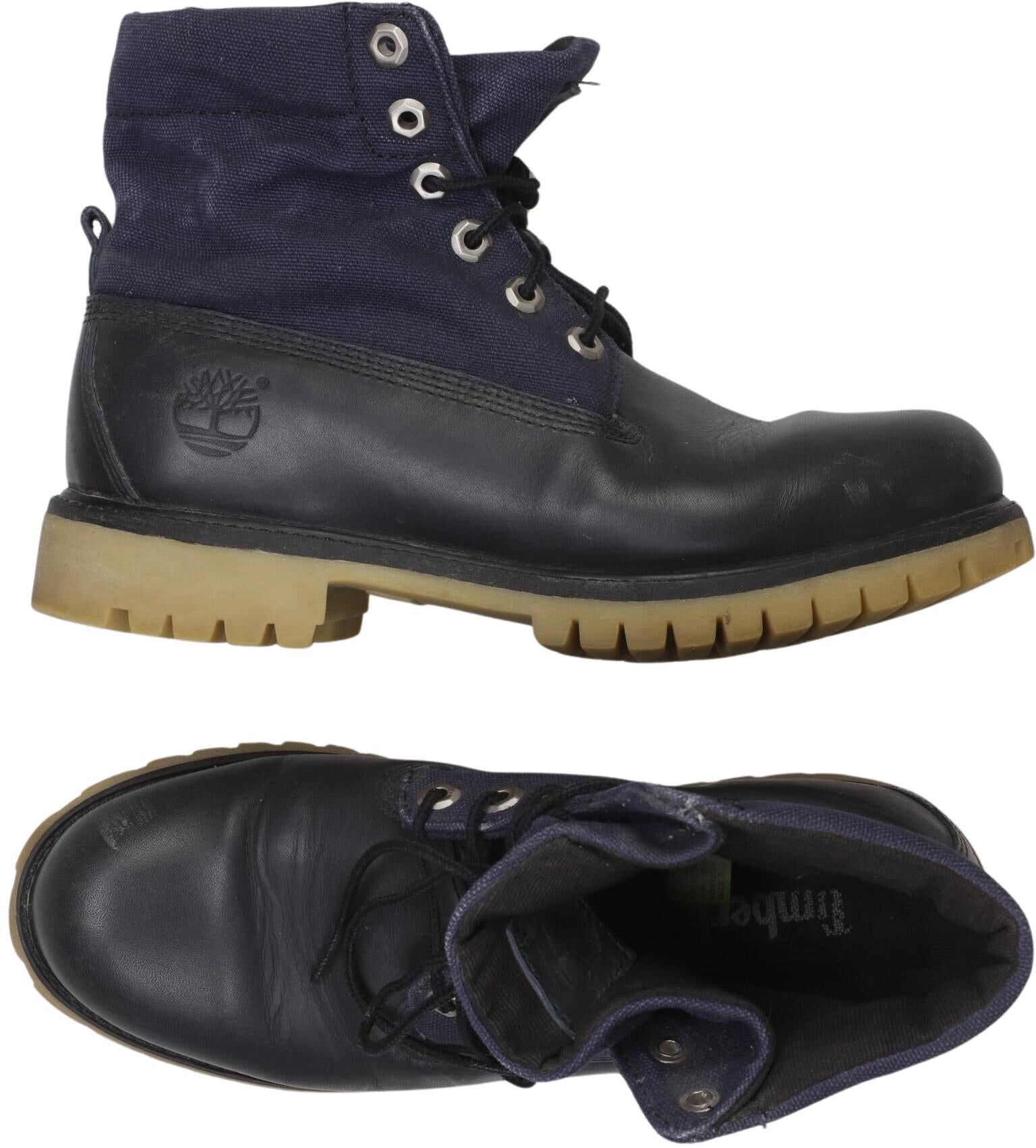 Timberland Herren Stiefel, Marineblau, Gr. EU 40 (US 7), Leder - Second Hand