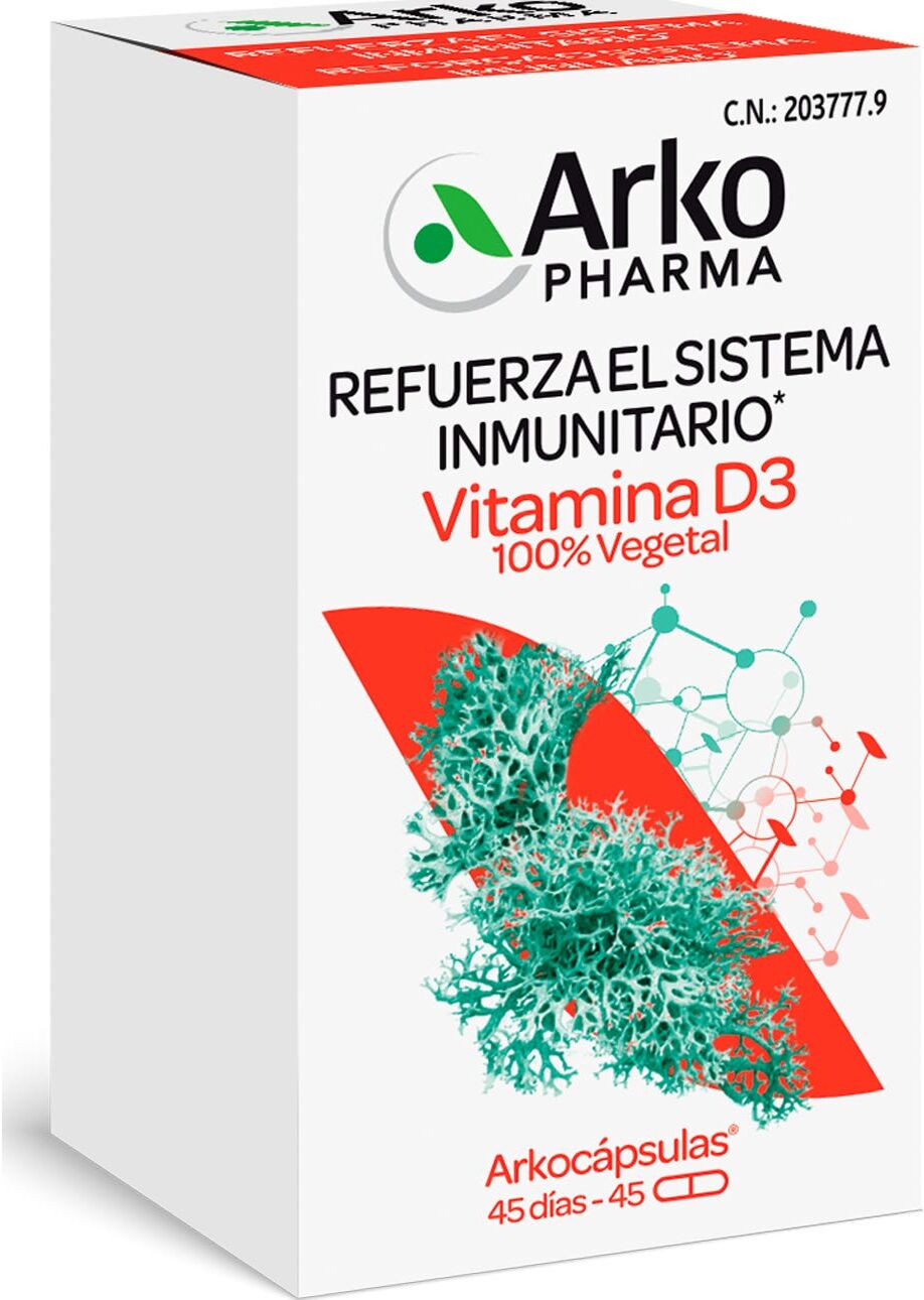 Arkopharma Arkocaps Vitamina D3 45 caps