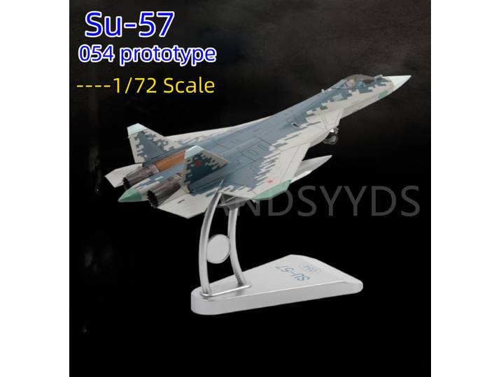 Modèle de chasseur Invisible russe SU57 SU-57 1: 72 054, décorations de Table, Collection en alliage fini, modèle Zhuhai Air Show Aircraf