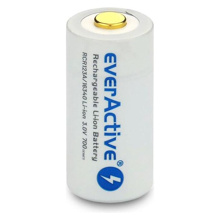 Everactive 16340 / RCR123A 3V 700 mAh - Akku (1 Stk., 16340, 650 mAh) (HGP20938)