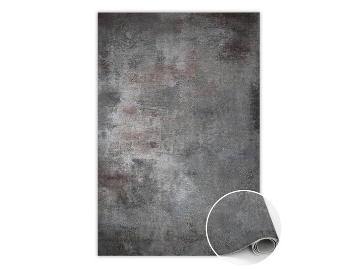 Tulup Vinyl Teppich 120x180 cm Verrostetes Blech, Grau, Kunststoff, Rechteckig, 120x180 cm, Teppiche und Böden, Teppiche, Outdoorteppiche